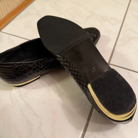 California Magdesians Black Leather Loafers US 5.5 - Picture 4 of 4